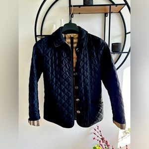 Burberry Brit Quilted Coat/Jacket Nova Check Sz. S